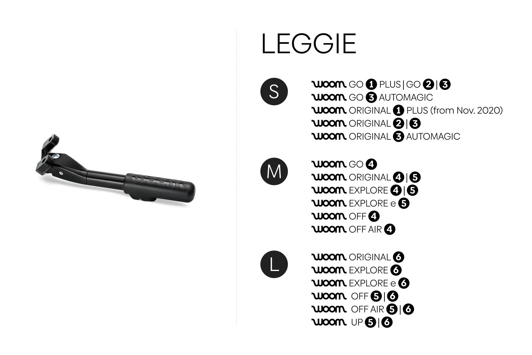 Woom LEGGIE Seitenständer